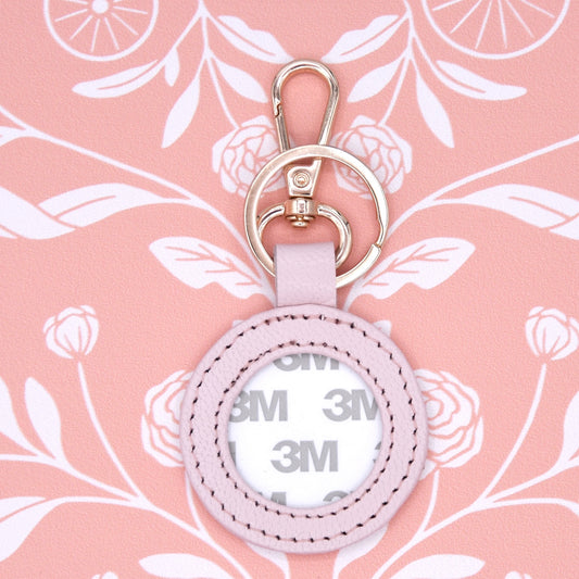 Self Finishing 1.25" Key Fob - Light Pink