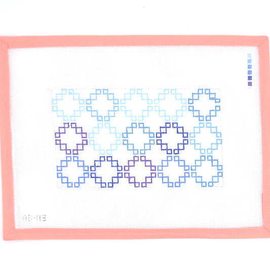 Alice & Blue Needlepoint Designs - Gradient Geometric Clutch