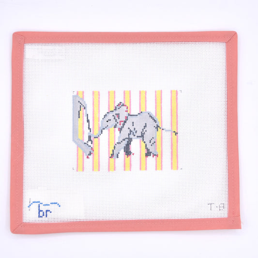 Blue Ridge Stitchery - Hang On, Baby Elephant!