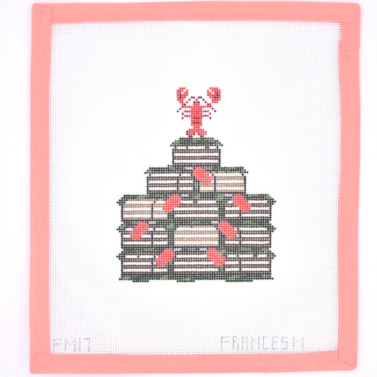 Frances Mary Needlepoint - Lobster Trap Tree