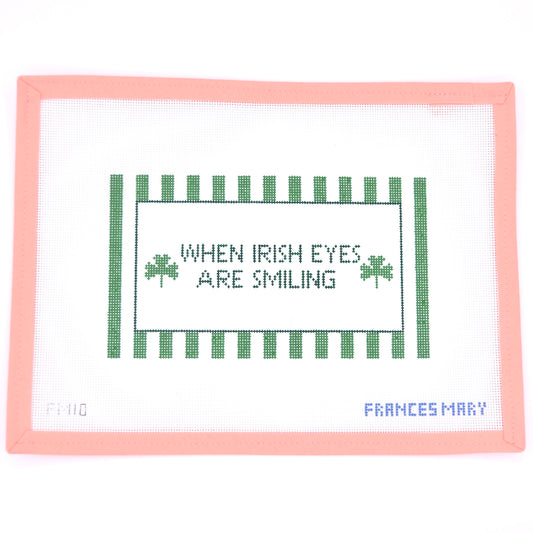 Frances Mary Needlepoint When Irish Eyes Are Smiling