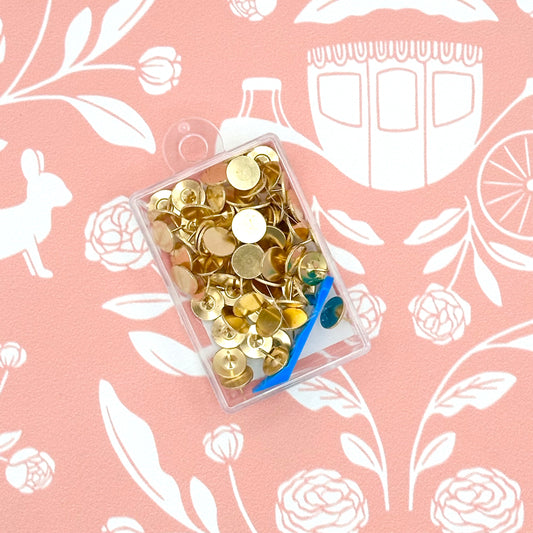 Clover Brass Thumb Tack Kit