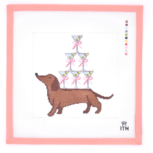 Ivy Thread Needlepoint - Weenies and Tinis Dachshund