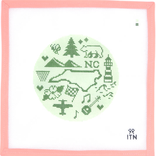 Ivy Thread Needlepoint - North Carolina Icons