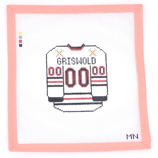 Magnolia Needlepoint - Christmas Vacation Griswold Hockey Jersey Back