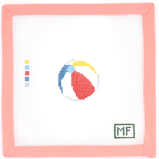 MF Needlepoint - Beach Ball Mini