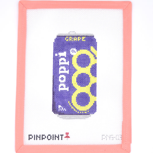 Pinpoint Needlepoint - Grape Poppi Soda