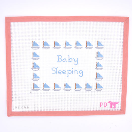 Poppy’s Designs - Baby Sleeping Blue Boats