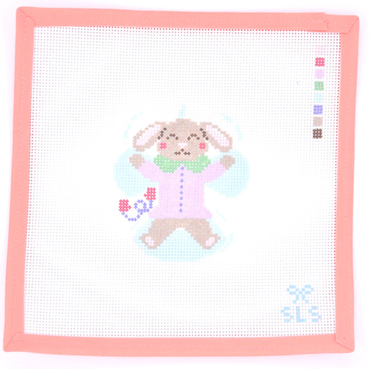 SLS Needlepoint - Snow Bunny Angel