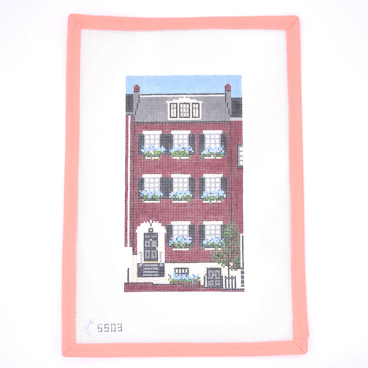 Stitch Style Needlepoint - Boston Townhome