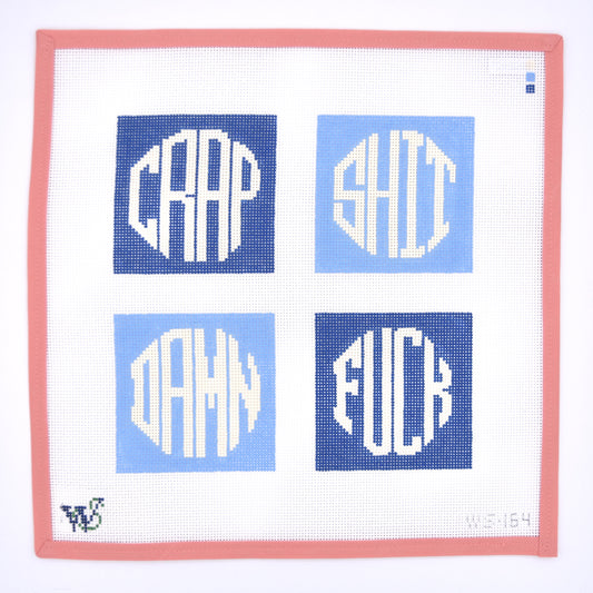 Wipstitch Needleworks - Dirty Coasters Blue