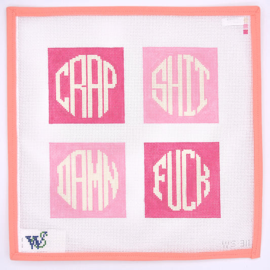 Wipstitch Needleworks - Dirty Coasters Pink