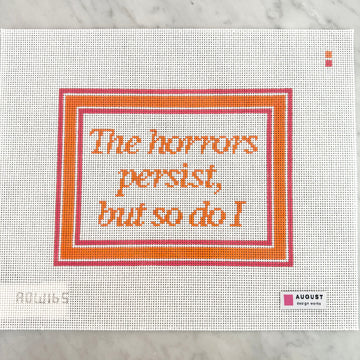 August Design Works - The Horrors Persist (Pink/Orange)