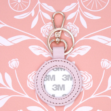 Self Finishing 1.25" Key Fob - Light Pink