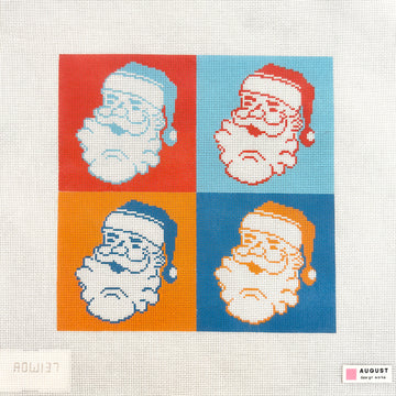 August Design Works - Pop Art Santa