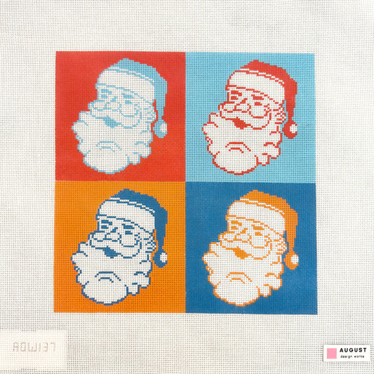 August Design Works - Pop Art Santa