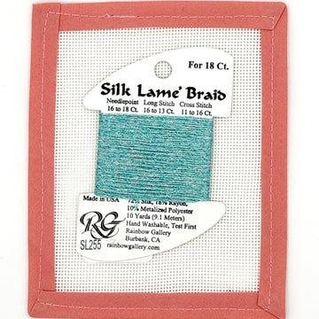 Silk Lame Braid SL255 Seaglass