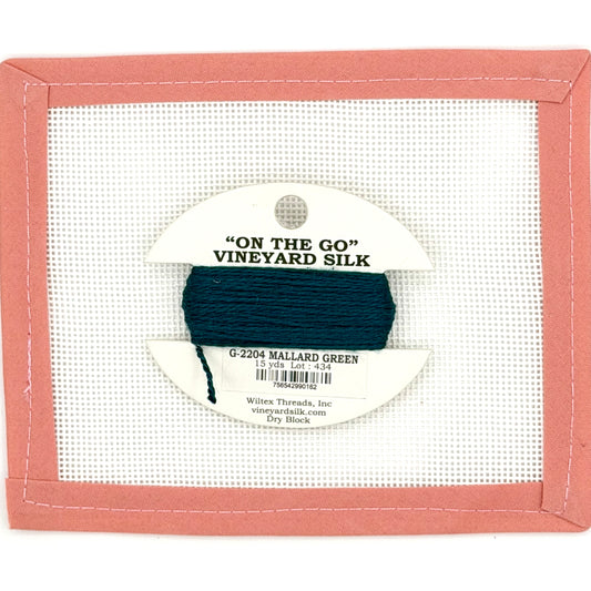 Vineyard Silk To Go Card - Mallard Green 2204