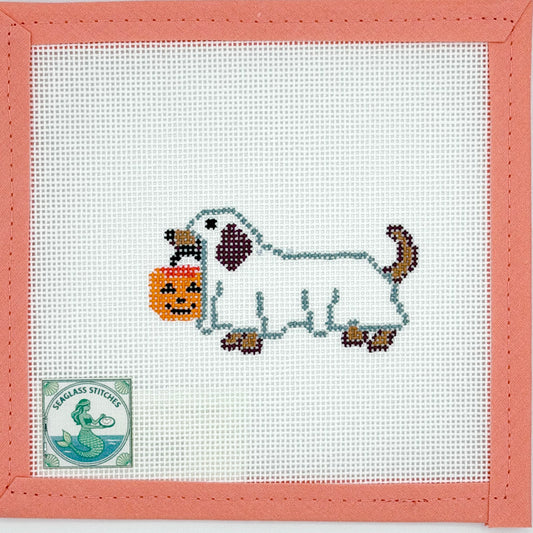Seaglass Stitches - Ghost Dachshund
