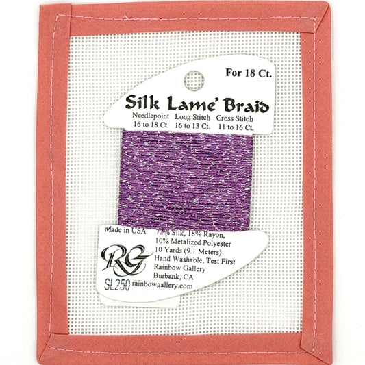 Silk Lame Braid SL250 Heather Glen