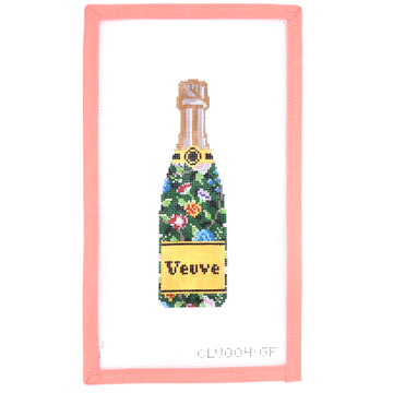 C'ate La Vie - Green Floral Veuve Bottle
