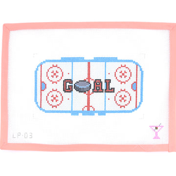 The City Stitcher via Saturnalia Stitching - Hockey Goal