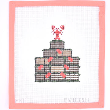 Frances Mary Needlepoint - Lobster Trap Tree