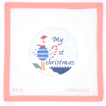 Frances Mary Needlepoint - My First Christmas Seagull