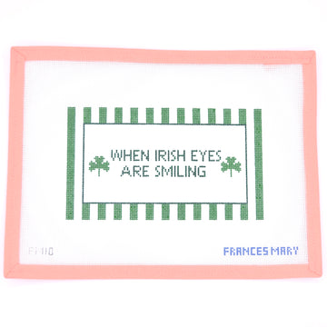 Frances Mary Needlepoint When Irish Eyes Are Smiling
