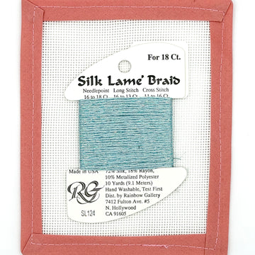 Silk Lame Braid SL124 Blue Glow
