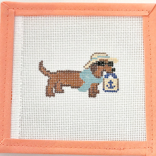 Seaglass Stitches - Beach Dachshund