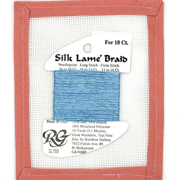 Silk Lame Braid SL169 Blue Bell