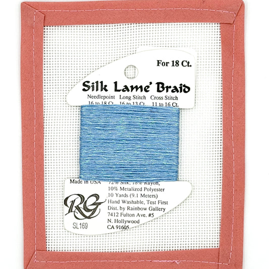 Silk Lame Braid SL169 Blue Bell