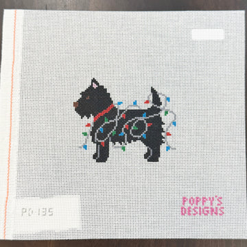 Poppy’s Designs - Scottie - Christmas Lights
