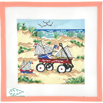 Cooper Oaks Design - Wagon with Boats