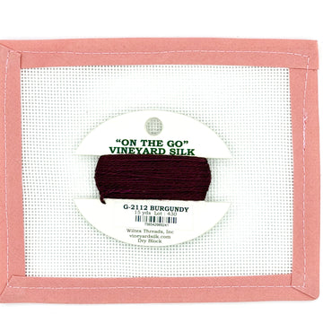 Vineyard Silk To Go Card - Burgundy 2112