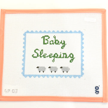 Goodpoint Needlepoint - Baby Sleeping Sign