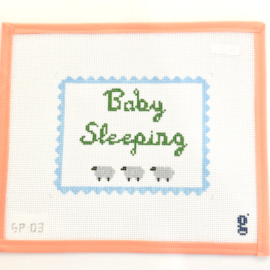 Goodpoint Needlepoint - Baby Sleeping Sign