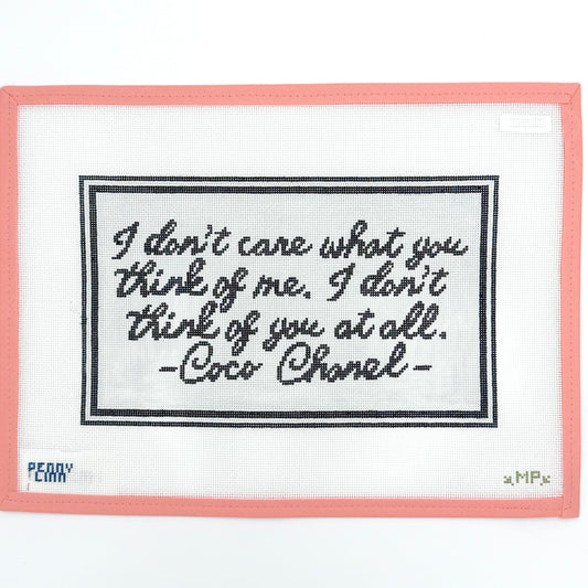 MP Stitchery - I Don't Care What You Think of Me - Chanel