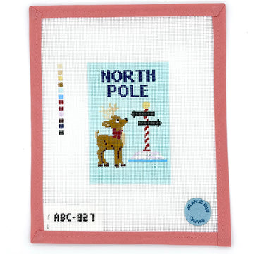 Atlantic Blue Canvas - North Pole Travel Book