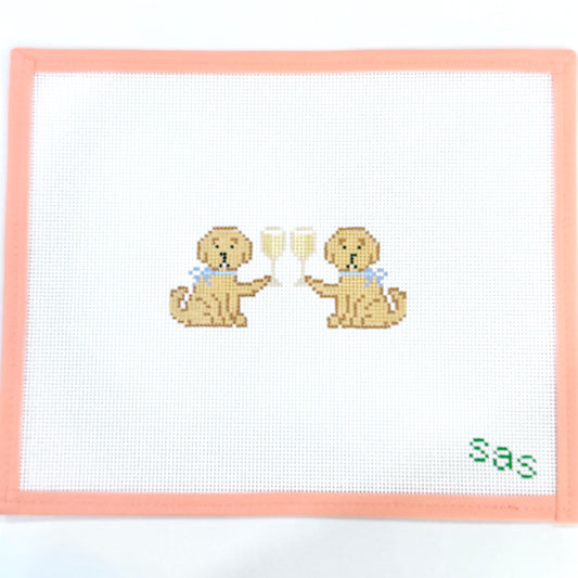 Stitch Avenue Studio - Drinking Buddies Yellow Lab