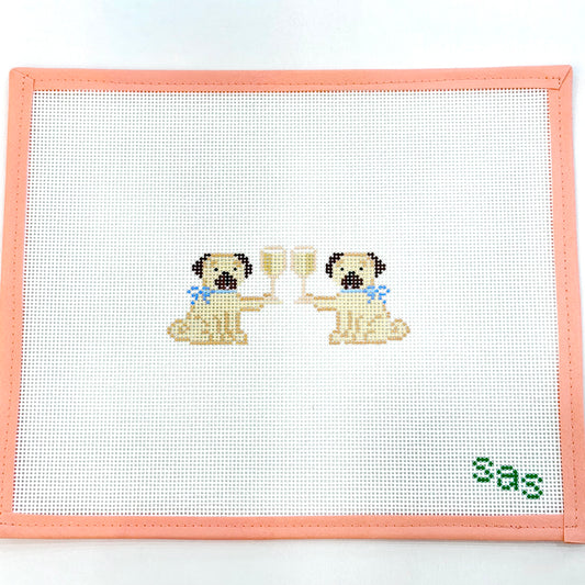 Stitch Avenue Studio - Drinking Buddies Pug