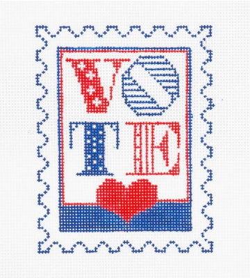 Wipstitch Needleworks - Vote Stamp