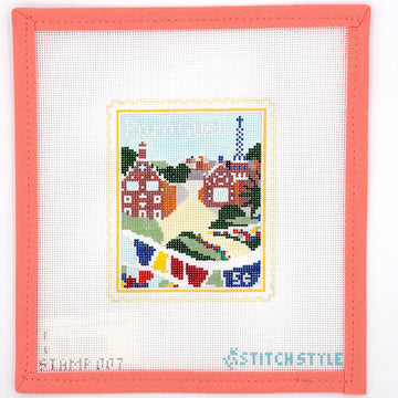 Stitch Style Needlepoint - Barcelona Stamp