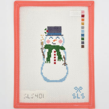 SLS Needlepoint - Champagne Snowman