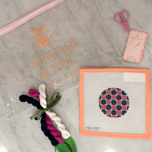 Beginner Kit - Pink and Blue Quatrefoils