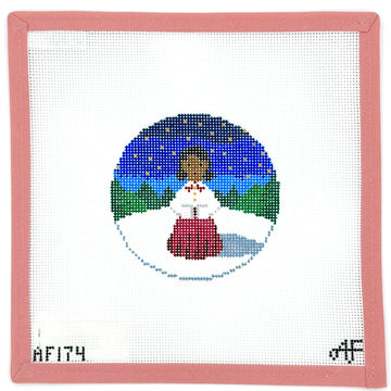 Anne Fisher Needlepoint - Caroler
