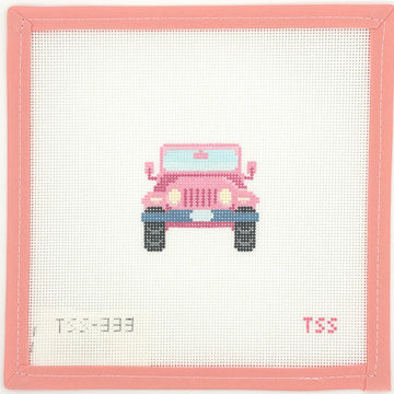 The Sassy Stitcher - Pink Girly Jeep