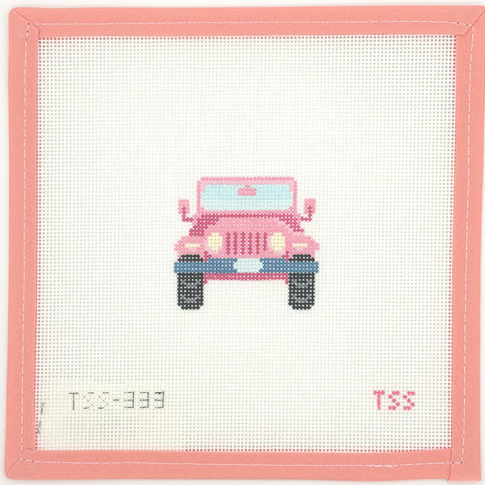 The Sassy Stitcher - Pink Girly Jeep