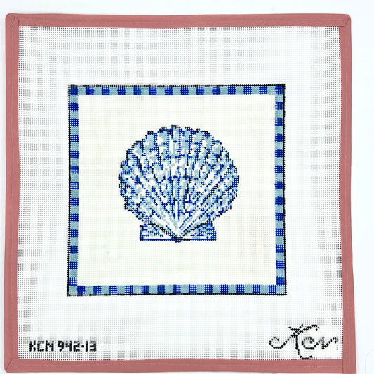 Silver Needle - Scallop Shell In Blue